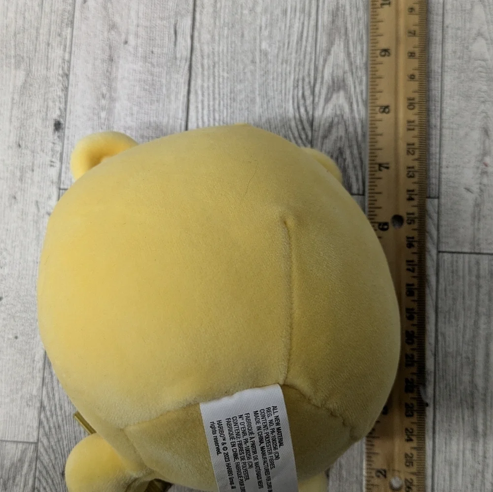 Cute Yellow Bear Plush with Haribo Goldbears